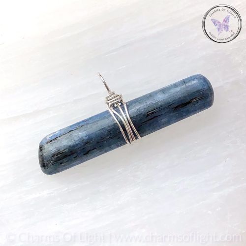 Blue Kyanite Stick Pendant